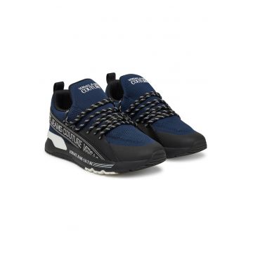 Tenisi barbati  negru - bleumarin - textil