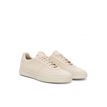 Tenisi barbati  Papyrus - piele naturala - Bej