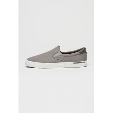 Tenisi canvas slip-on - Gri cenusiu