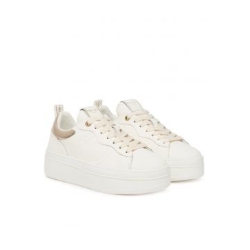 Tenisi dama  252TCP024 - piele naturala - alb