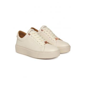 Tenisi dama -  ALBCLHW-8012 - piele naturala - alb