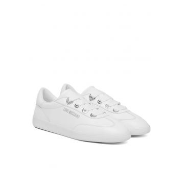 Tenisi  din piele naturala - Alb