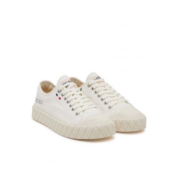 Tenisi unisex  Star White - textil - alb