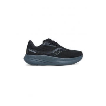 Pantofi de alergare pentru barbati -  material textil - negru
