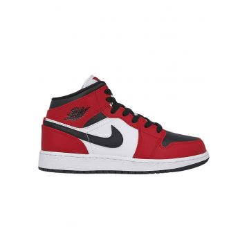 Pantofi sport  Air Jordan 1 Mid BG 60011 - Rosu/Negru