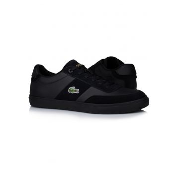 Pantofi sport  Court-Master Pro - piele naturala - negru - pentru barbati