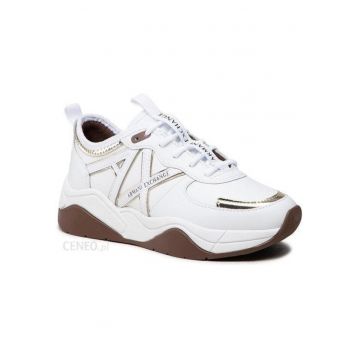 Pantofi sport cu logo din piele ecologica -