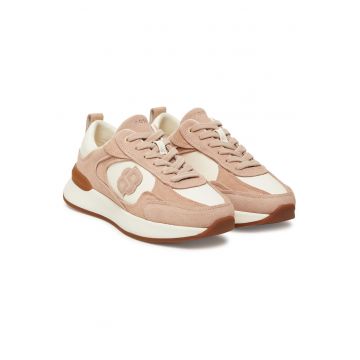 Pantofi sport dama -  Open Purple 556 - piele naturala - bej