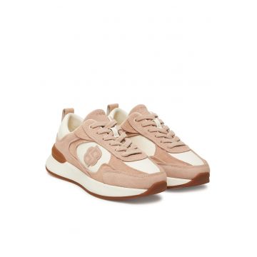 Pantofi sport dama -  Open Purple 556 - piele naturala - bej