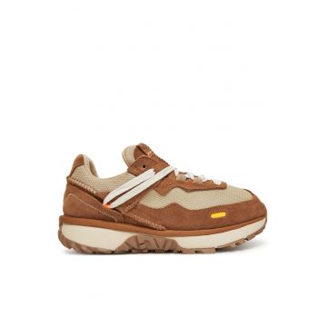 Pantofi sport dama -  piele naturala - maro/bej