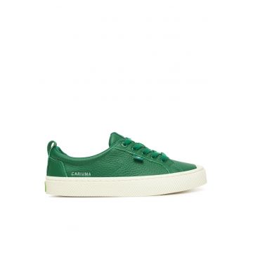Pantofi sport dama  Verde - piele naturala