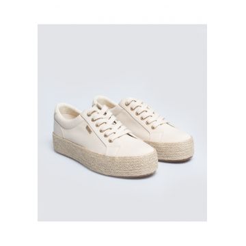 Pantofi Sport din material textil cu flatforma