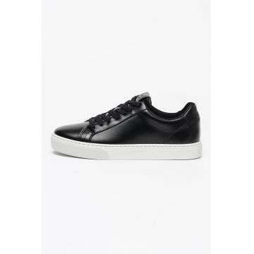 Pantofi sport low-cut Agar din piele - Negru