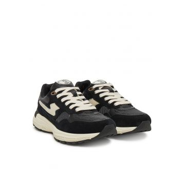 Pantofi sport unisex -  YP011 - piele naturala - negru