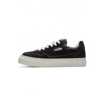 Tenisi barbati -  Pearl Suede - negru - piele