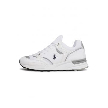 Tenisi barbati -  piele ecologica - alb -