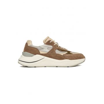 Tenisi barbati  piele naturala - maro - model Sand Fuga Mesh
