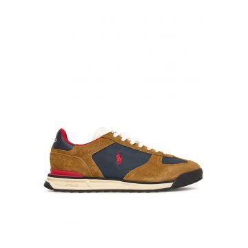 Tenisi barbati  piele naturala - maro