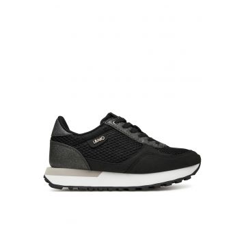 Tenisi dama -  material textil - negru -