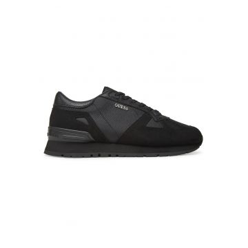 Tenisi de barbati  piele naturala - Negru