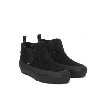 Tenisi unisex  MTE Mid-Slip - piele naturala - negru