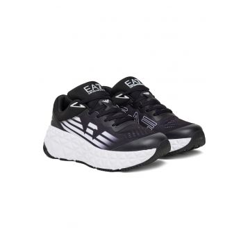 Pantofi sport barbati  alergare - textil - Alb/Negru