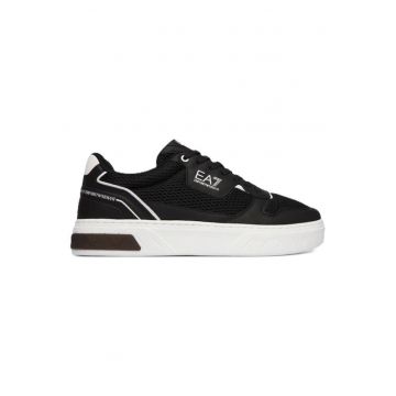 Pantofi sport barbati  PREMIUM COURT MESH - Piele ecologica - Negru - Negru