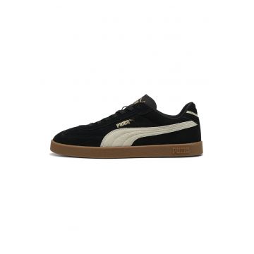 Pantofi sport Club II Era de piele intoarsa cu detaliu contrastant - Champagne Gold/Bej sidef/Negru imprimat