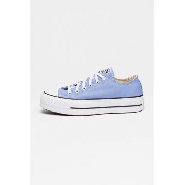 Pantofi sport cu talpa flatform Chuck Taylor All Star Lift - Albastru pastel