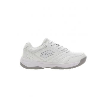 Pantofi sport dama  Court AMF XX W - piele ecologica - alb - design ergonomic - brant cu spuma cu memorie