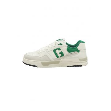 Pantofi sport de piele Brookpal - Alb/Verde