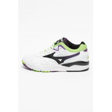 Pantofi sport de piele ecologica cu insertii de plasa Sky Medal