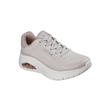 Skechers Uno Flex Spring On Air bej șiret adidași 177794-TPE