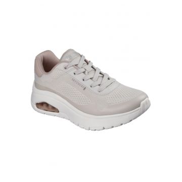 Skechers Uno Flex Spring On Air bej șiret adidași 177794-TPE