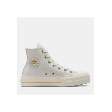 Tenisi dama Chuck Taylor All Star Lift -  Cauciuc - Gri/Alb