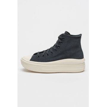 Tenisi inalti din piele intoarsa Chuck Taylor All Star - Albastru ultramarin