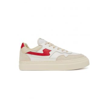 Tenisi unisex -  piele naturala - alb - YA23410