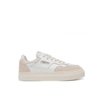 Tenisi unisex -  piele naturala - bej