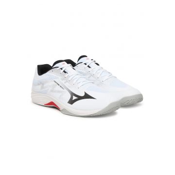 Pantofi de fitness barbati -  piele ecologica - alb