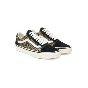 Pantofi sport cu animal print Old Skool - Negru/Maro/Bej