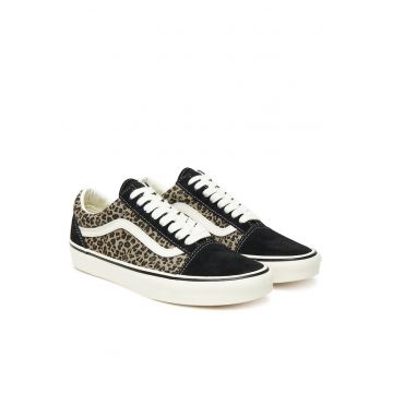 Pantofi sport cu animal print Old Skool - Negru/Maro/Bej
