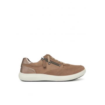Pantofi sport dama -  piele naturala - maro -