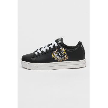 Pantofi sport de piele si piele ecologica Court 88 - Negru