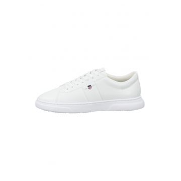 Pantofi sport din piele cu model uni Joree - Alb