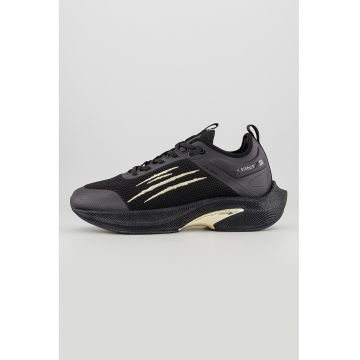 Pantofi sport din plasa cu aspect masiv Sprint 78 - Auriu/Negru