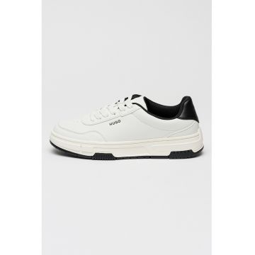Pantofi sport uni de piele ecologica Yarrow - Alb