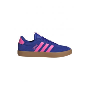 Pantofi sport VL Court 3.0 de piele intoarsa - Roz deschis/Albastru royal