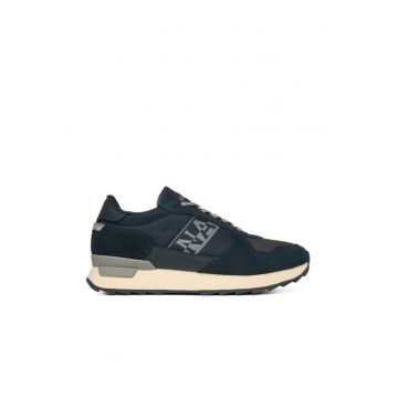 Tenisi barbati -  Bleumarin - piele naturala - Blue Mediev B3A Stab