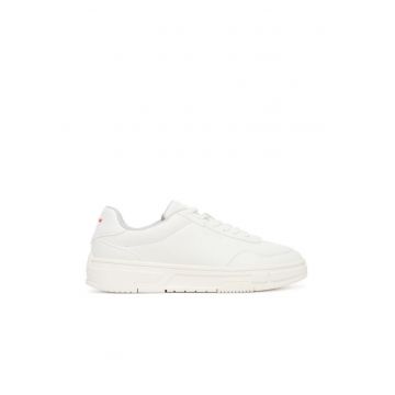 Tenisi barbati  piele ecologica - alb - model White 100 -