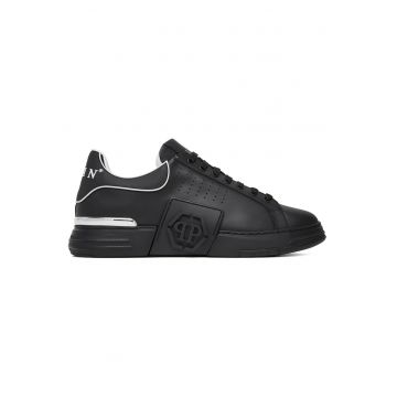 Tenisi barbati  piele naturala - negru - model Top Hexagon PAES USC